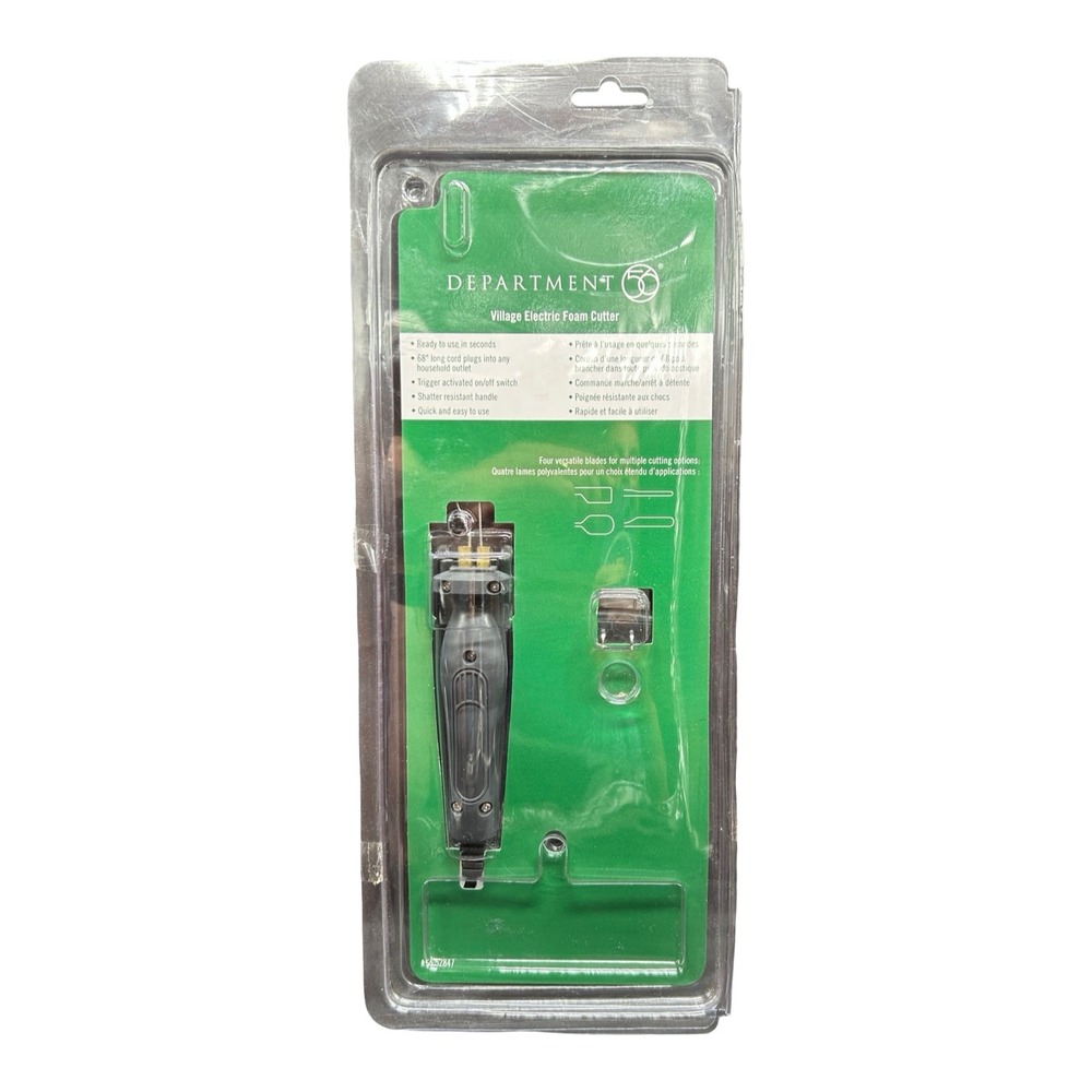 Department 56 Village Electric Foam Cutter 56.52847 Hot Wire Tool 4 Blades NEW